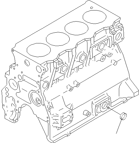 Схема запчастей Komatsu PC130F-7 - BLIND ЗАГЛУШКА (МАСЛОНАЛИВНОЙ ПАТРУБОК ВЕРХН. СПЕЦ-Я.) A