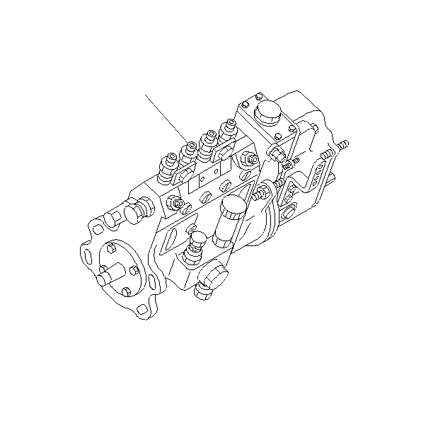 Схема запчастей Komatsu PC130F-7 - ТОПЛ. НАСОС A