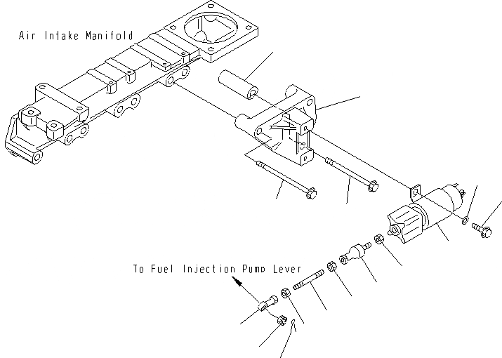 Схема запчастей Komatsu PC130F-7 - СОЛЕНОИД A
