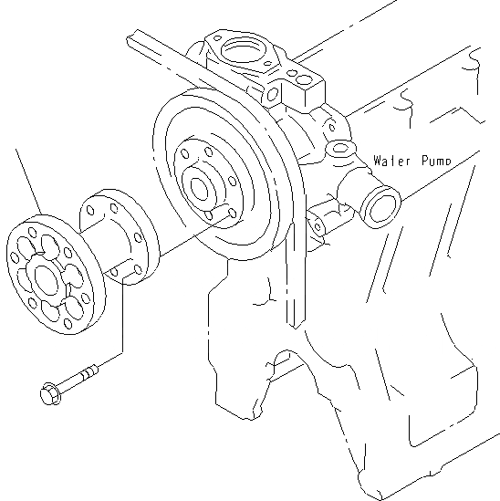 Схема запчастей Komatsu PC130F-7 - ВЕНТИЛЯТОР УПЛОТНЕНИЯ A