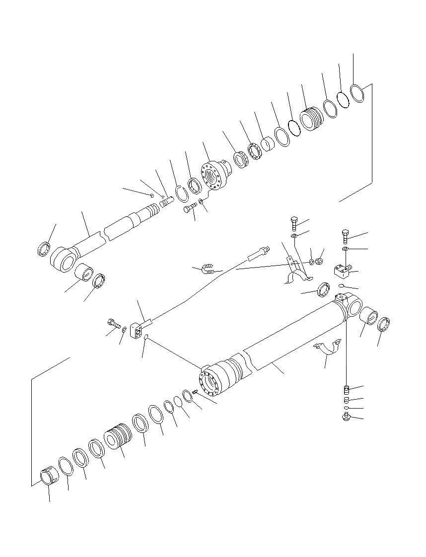 Схема запчастей Komatsu PC130F-7 - ЦИЛИНДР РУКОЯТИHARVESTER (J9-UP) T