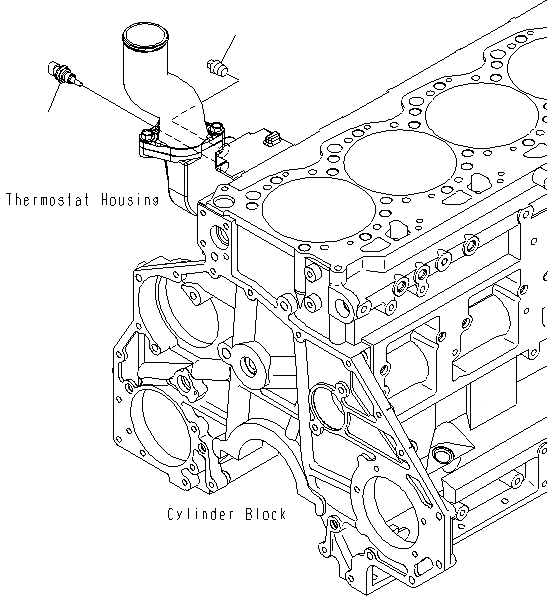 Схема запчастей Komatsu PC400LCSE-8R - ДАТЧИК ТЕМПЕРАТУРЫ ВОДЫ A
