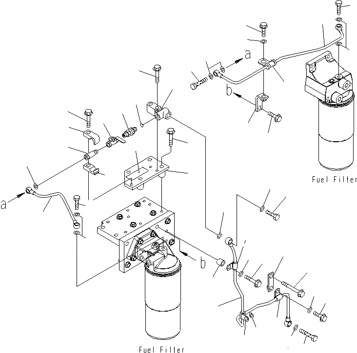 Схема запчастей Komatsu PC400LCSE-8R - ТОПЛИВН. ВОЗДУШН. ВЕНТИЛЯЦИЯ (№9-8) A