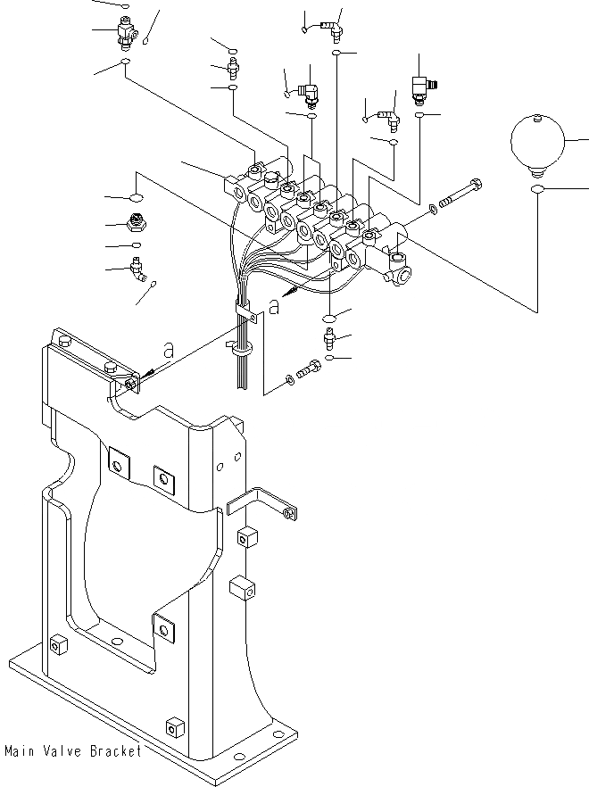 Схема запчастей Komatsu PC400LCSE-8R - СОЛЕНОИДНЫЙ КЛАПАН (КЛАПАН) H