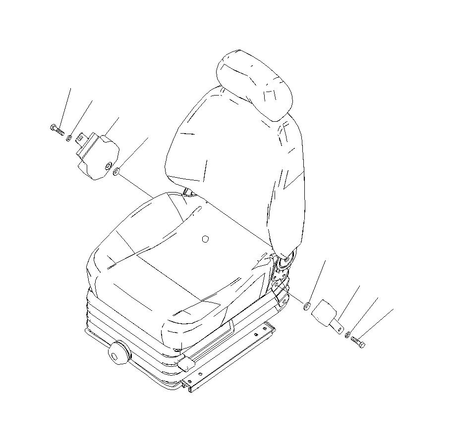 Схема запчастей Komatsu PC400LCSE-8R - РЕМЕНЬ БЕЗОПАСНОСТИ (78MM ШИР.) K