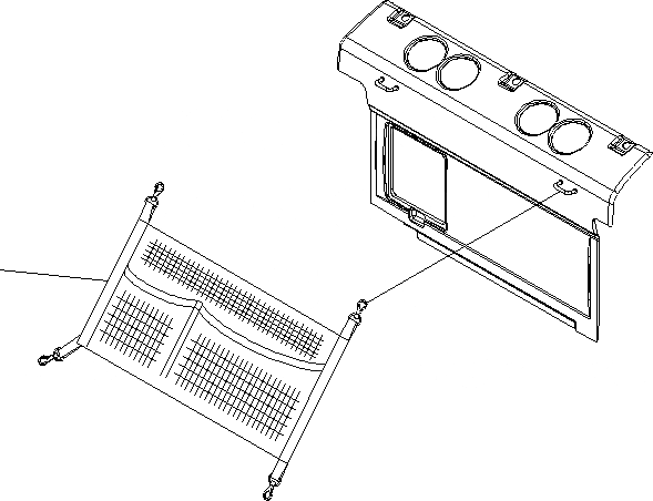Схема запчастей Komatsu PC400LCSE-8R - ЯЩИК ДЛЯ ВЕЩЕЙ K