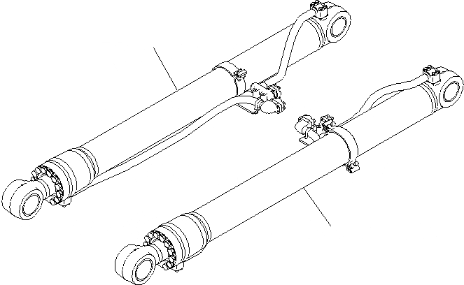 Схема запчастей Komatsu PC400LCSE-8R - ЦИЛИНДР СТРЕЛЫ( ЧАС.) (ОПЦ.) T