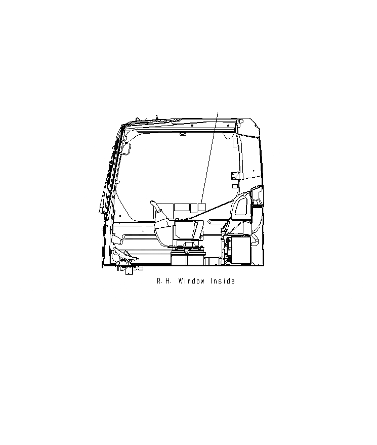 Схема запчастей Komatsu PC400LCSE-8R - ПЛАСТИНА (ПОВОРОТН. ИЛИ BACKING UP WARNING) (АНГЛ.) U