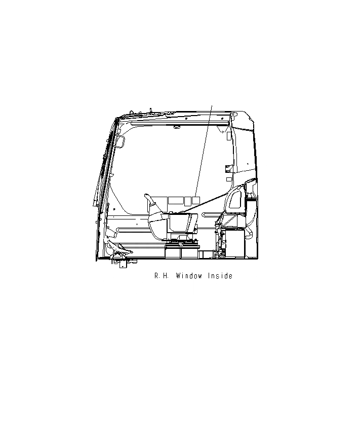 Схема запчастей Komatsu PC400LCSE-8R - ПЛАСТИНА (ПОВОРОТН. ИЛИ BACKING UP WARNING) U