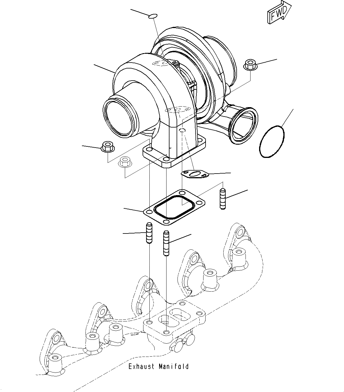 Схема запчастей Komatsu PC200-8M0 - ТУРБОНАГНЕТАТЕЛЬ A