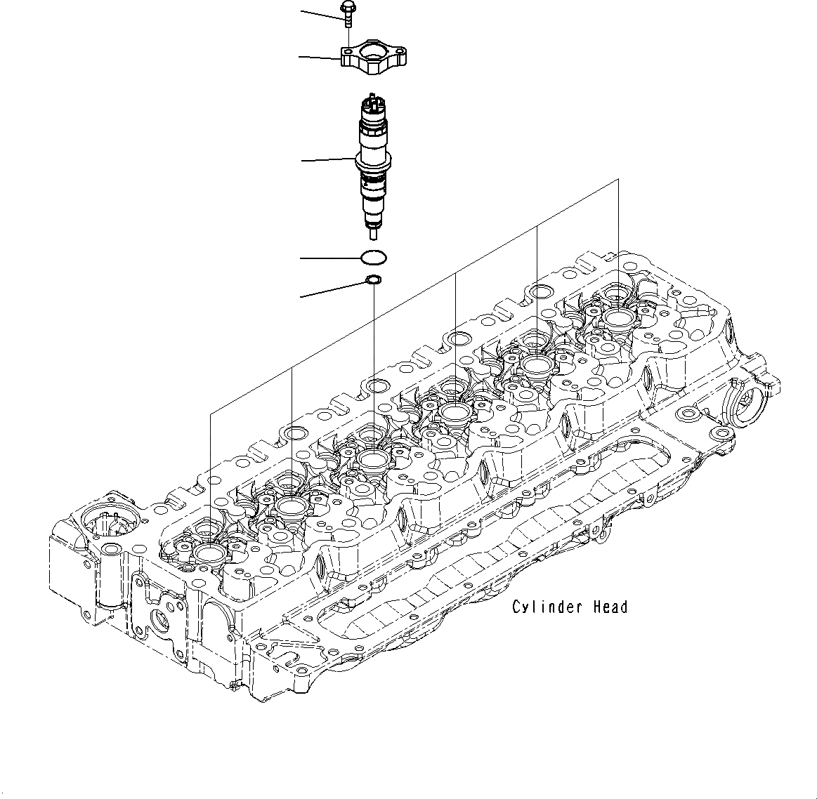 Схема запчастей Komatsu PC200-8M0 - ТОПЛИВН. ВПРЫСК A