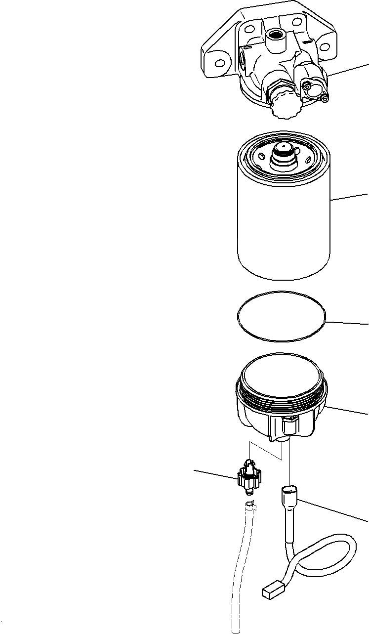 Схема запчастей Komatsu PC200-8M0 - ТОПЛИВН. PRE-ФИЛЬТР. (ДЛЯ ВЫСОК. ЕМК.)(J-J) D
