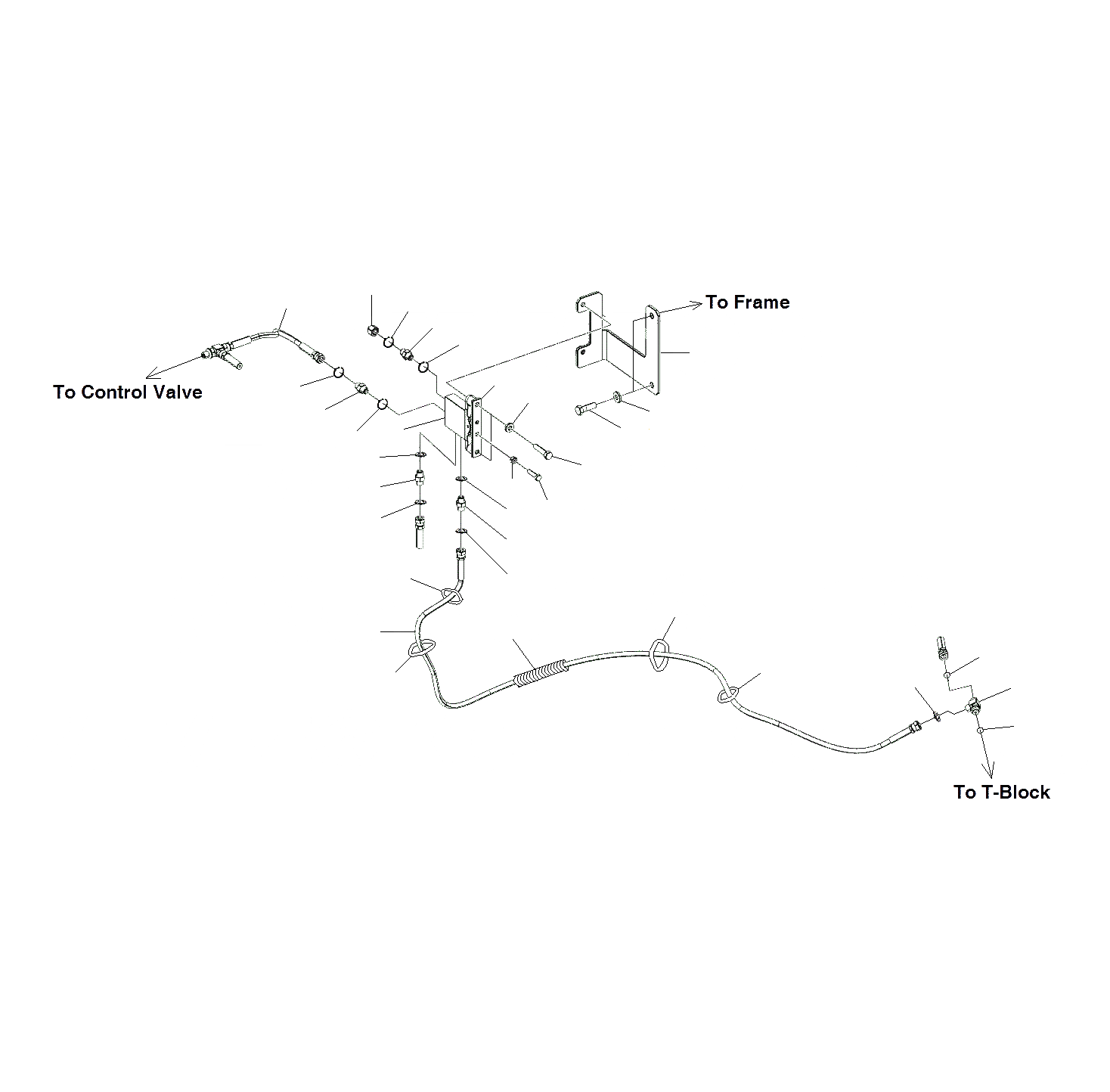 Схема запчастей Komatsu PC200-8M0 - ПРОПОРЦИОНАЛЬН. PRESSURE УПРАВЛ-Е (PPC) ПОНИЖАЮЩ. КЛАПАН H