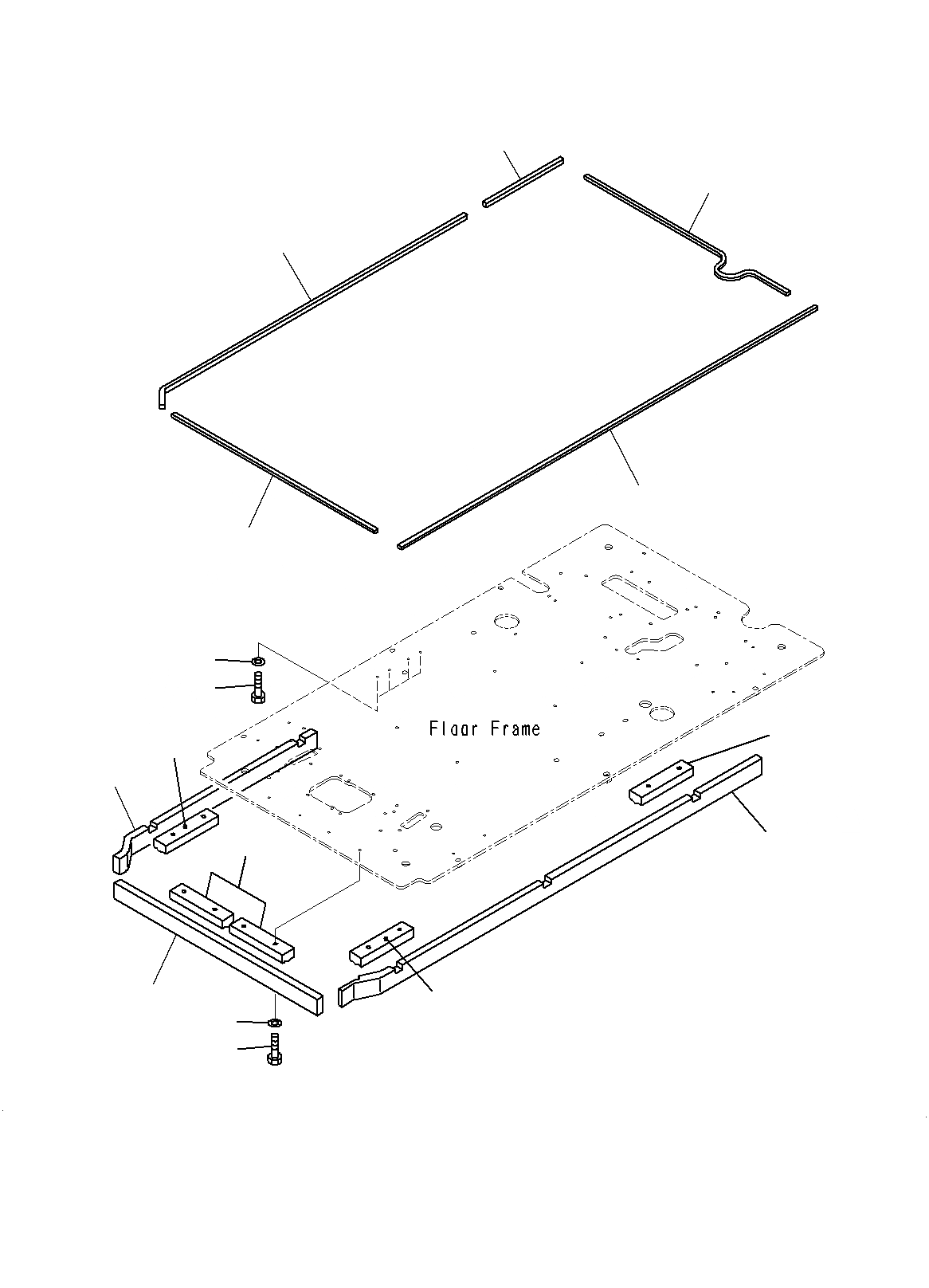 Схема запчастей Komatsu PC200-8M0 - КАБИНА(УПЛОТНЕНИЕ)(J-J) K