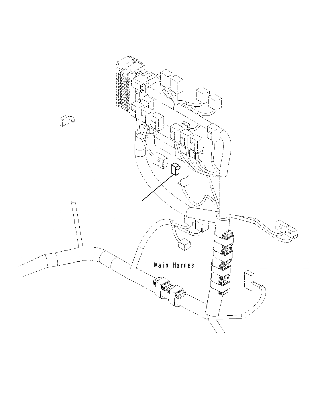 Схема запчастей Komatsu PC200-8M0 - ПЕРЕКЛЮЧАТЕЛЬ K