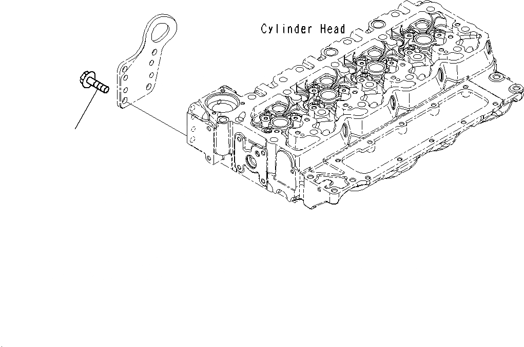 Схема запчастей Komatsu PC160LC-8 - ПОДЪЕМ КРЕПЛЕНИЕ A