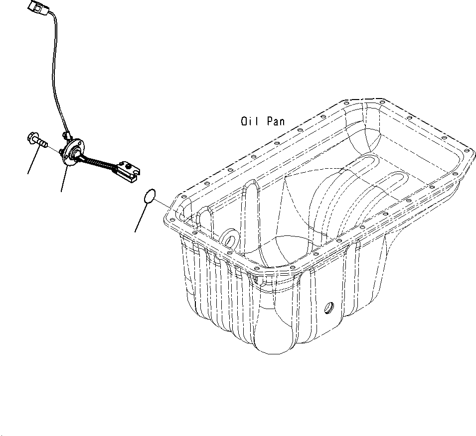 Схема запчастей Komatsu PC160LC-8 - ДАТЧИК УР-НЯ МАСЛА A