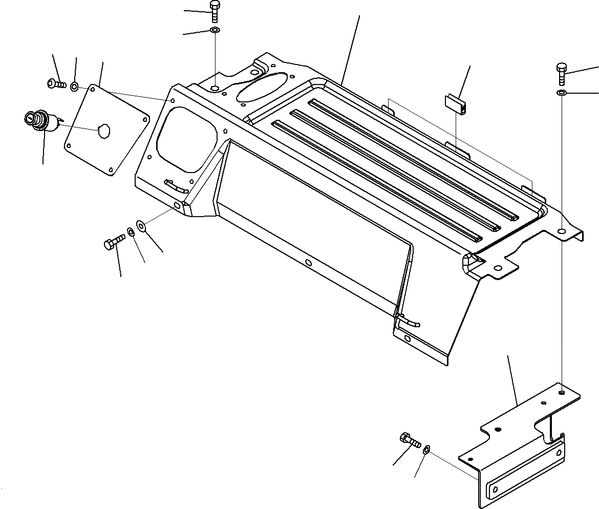 Схема запчастей Komatsu PC195LC-8 - КАБИНА (КАБИНА IN ЧАСТИ)(LUGGAGE ПЛАСТИНА, С A/C) K