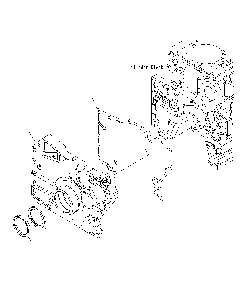 Схема запчастей Komatsu PC1250SP-8R - ПЕРЕДН. COVER A