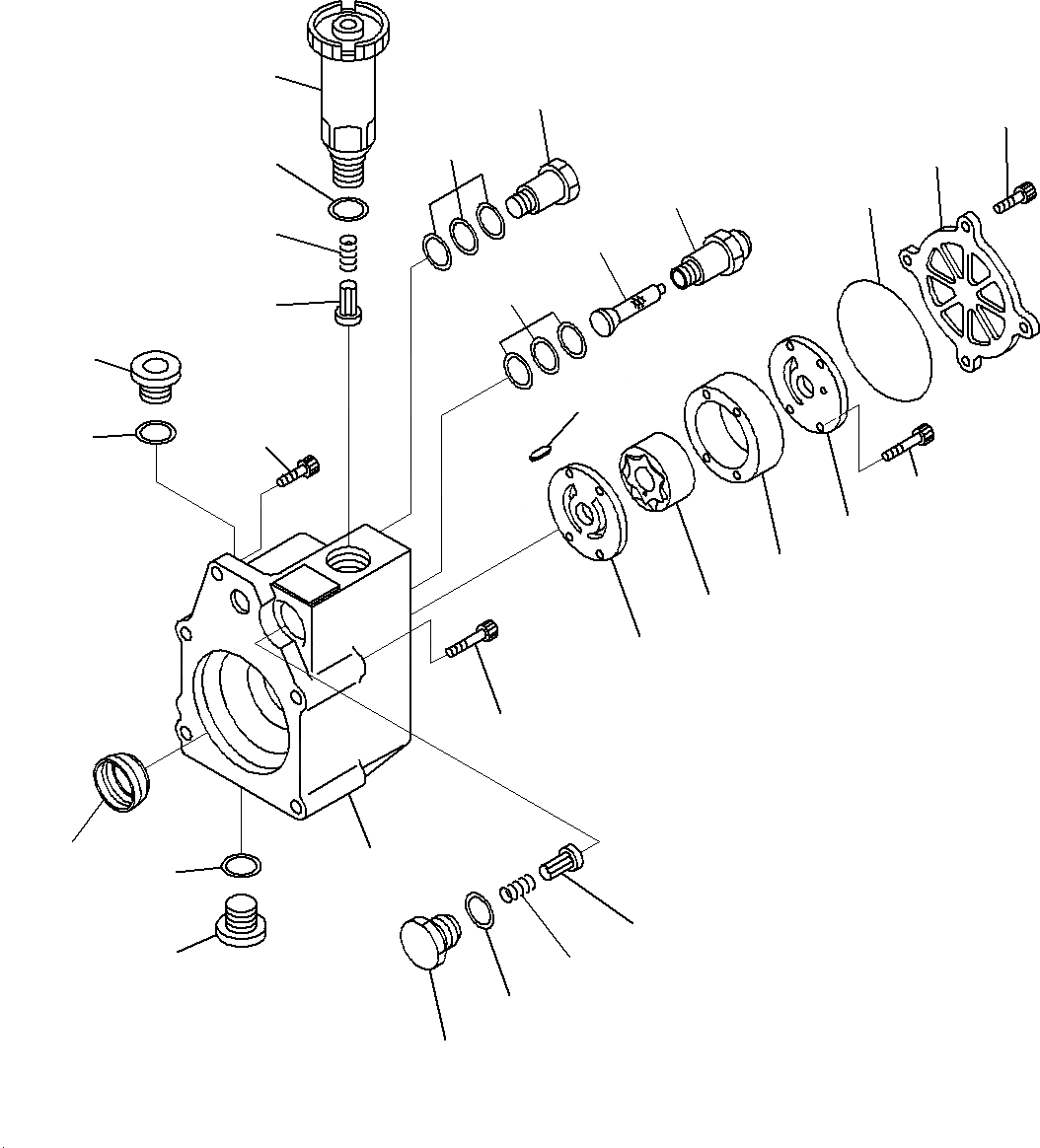 Схема запчастей Komatsu PC1250SP-8R - ТОПЛИВН. ВПРЫСК (ТОПЛИВН. НАСОС)(ПОДКАЧИВАЮЩ. НАСОС)(ВНУТР. ЧАСТИ) A