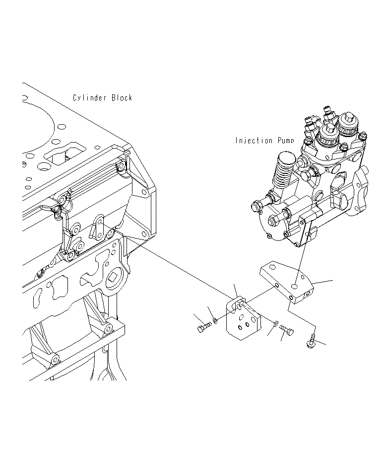 Схема запчастей Komatsu PC1250SP-8R - ТОПЛ. НАСОС КОРПУС A