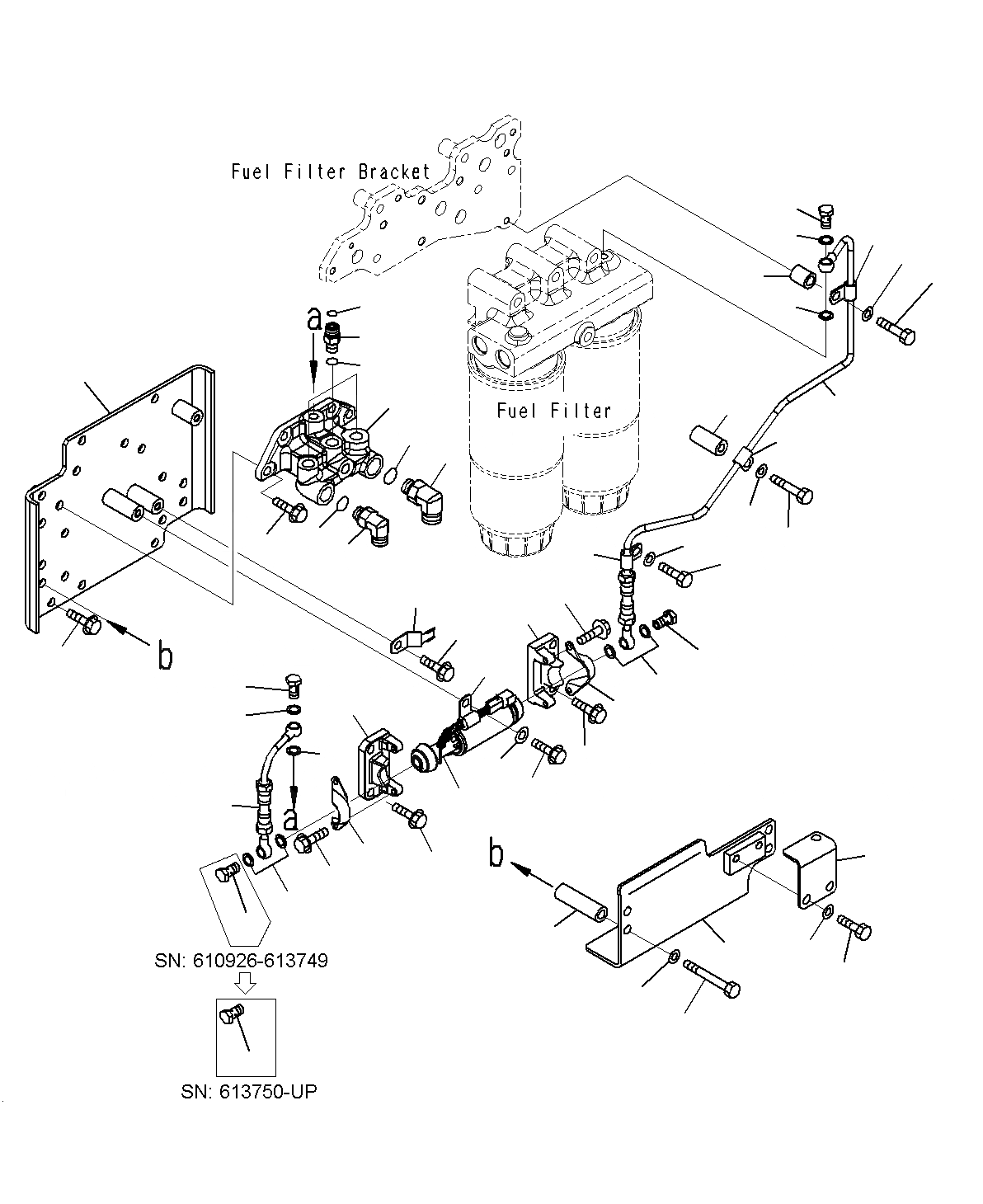 Схема запчастей Komatsu PC1250SP-8R - ТОПЛИВН. PОБОД КОЛЕСАING НАСОС A
