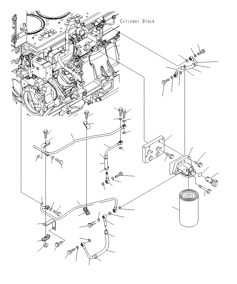 Схема запчастей Komatsu PC1250SP-8R - АНТИКОРРОЗ. ЭЛЕМЕНТ A