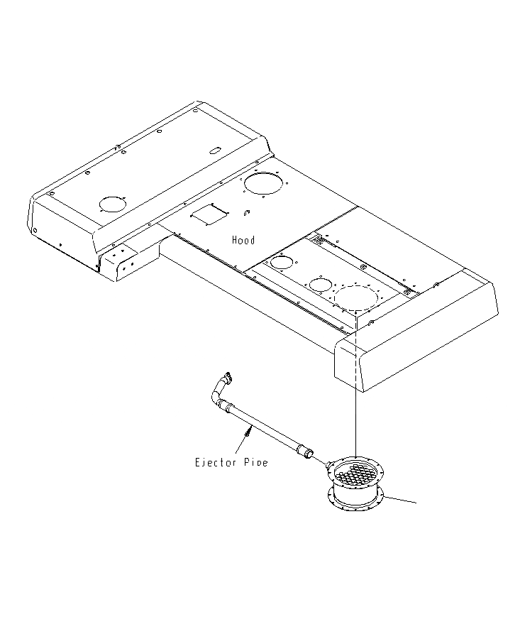 Схема запчастей Komatsu PC1250SP-8R - ВОЗД. ПРЕФИЛЬТР A