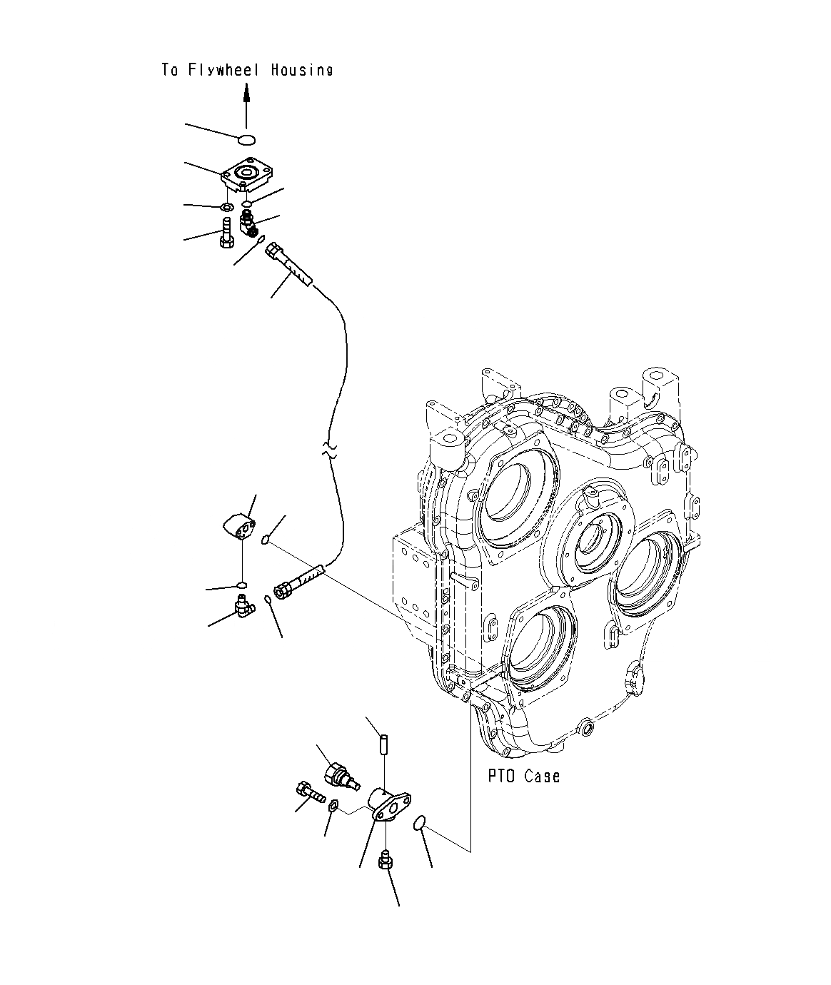 Схема запчастей Komatsu PC1250SP-8R - МЕХ-М ОТБОРА МОЩНОСТИ (МЕХ-М ОТБОРА МОЩН-ТИТРУБЫ)(МАХОВИК ТРУБЫ) B