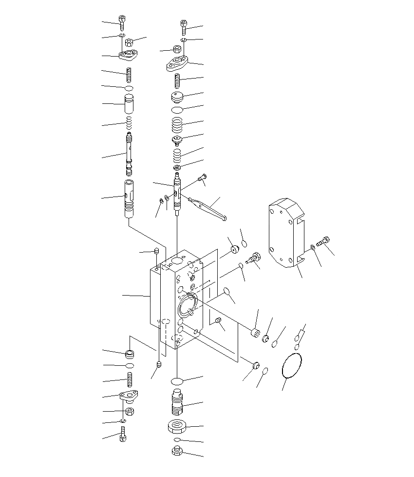 Схема запчастей Komatsu PC1250SP-8R - ОСНОВН. НАСОС (8/)(NO. НАСОС) Y