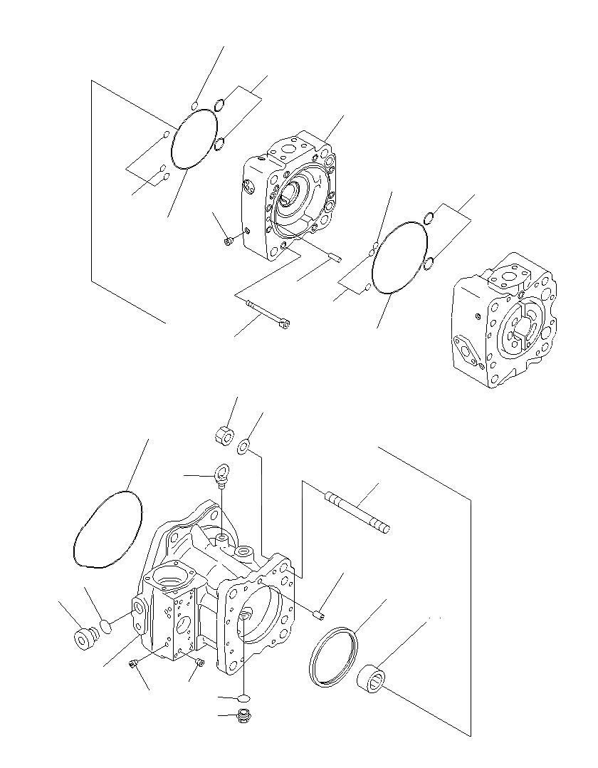 Схема запчастей Komatsu PC1250SP-8R - ОСНОВН. НАСОС (/)(NO. НАСОС) Y