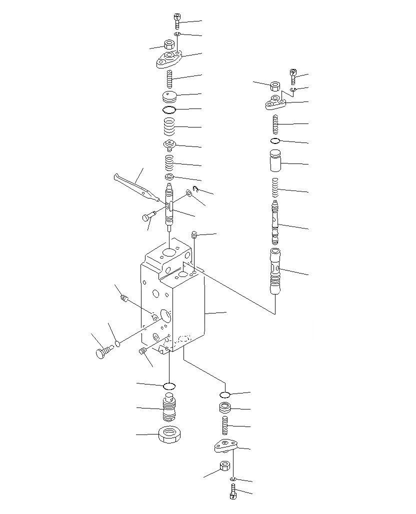 Схема запчастей Komatsu PC1250SP-8R - ОСНОВН. НАСОС (/)(NO. НАСОС) Y