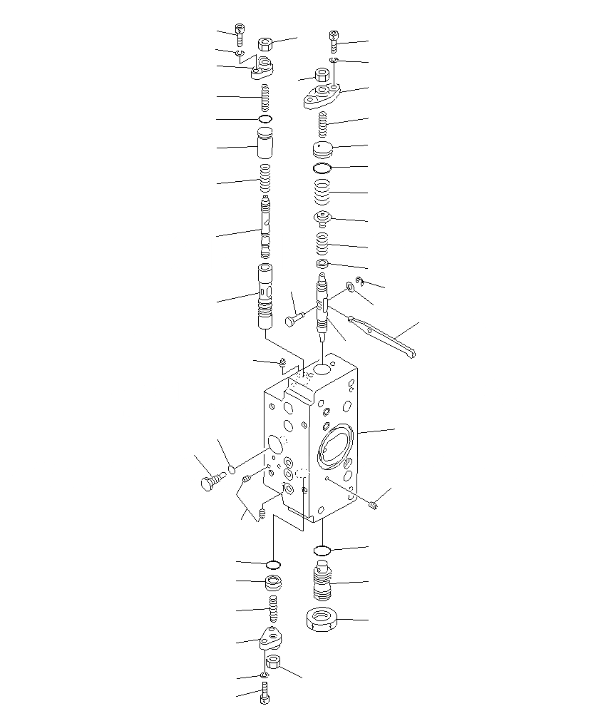 Схема запчастей Komatsu PC1250SP-8R - ОСНОВН. НАСОС (/)(NO. НАСОС) Y