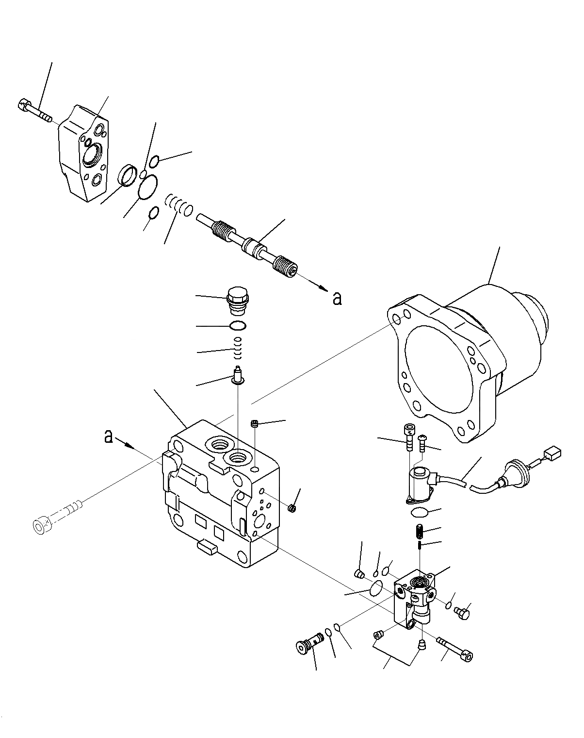 Схема запчастей Komatsu PC1250SP-8R - МОТОР ВЕНТИЛЯТОРА (/) Y