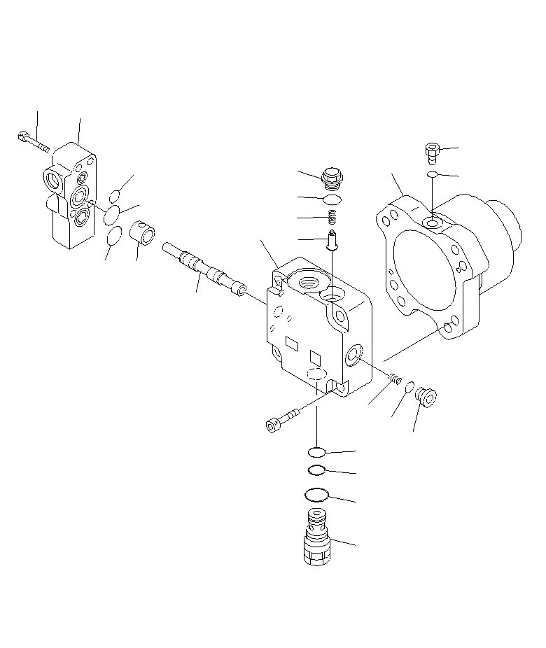 Схема запчастей Komatsu PC1250SP-8R - МОТОР ВЕНТИЛЯТОРА (/)(ДЛЯ ПОСЛЕОХЛАДИТЕЛЬ) Y