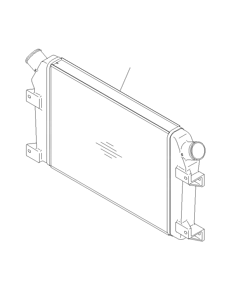 Схема запчастей Komatsu PC300-8M0 - ПОСЛЕОХЛАДИТЕЛЬ A