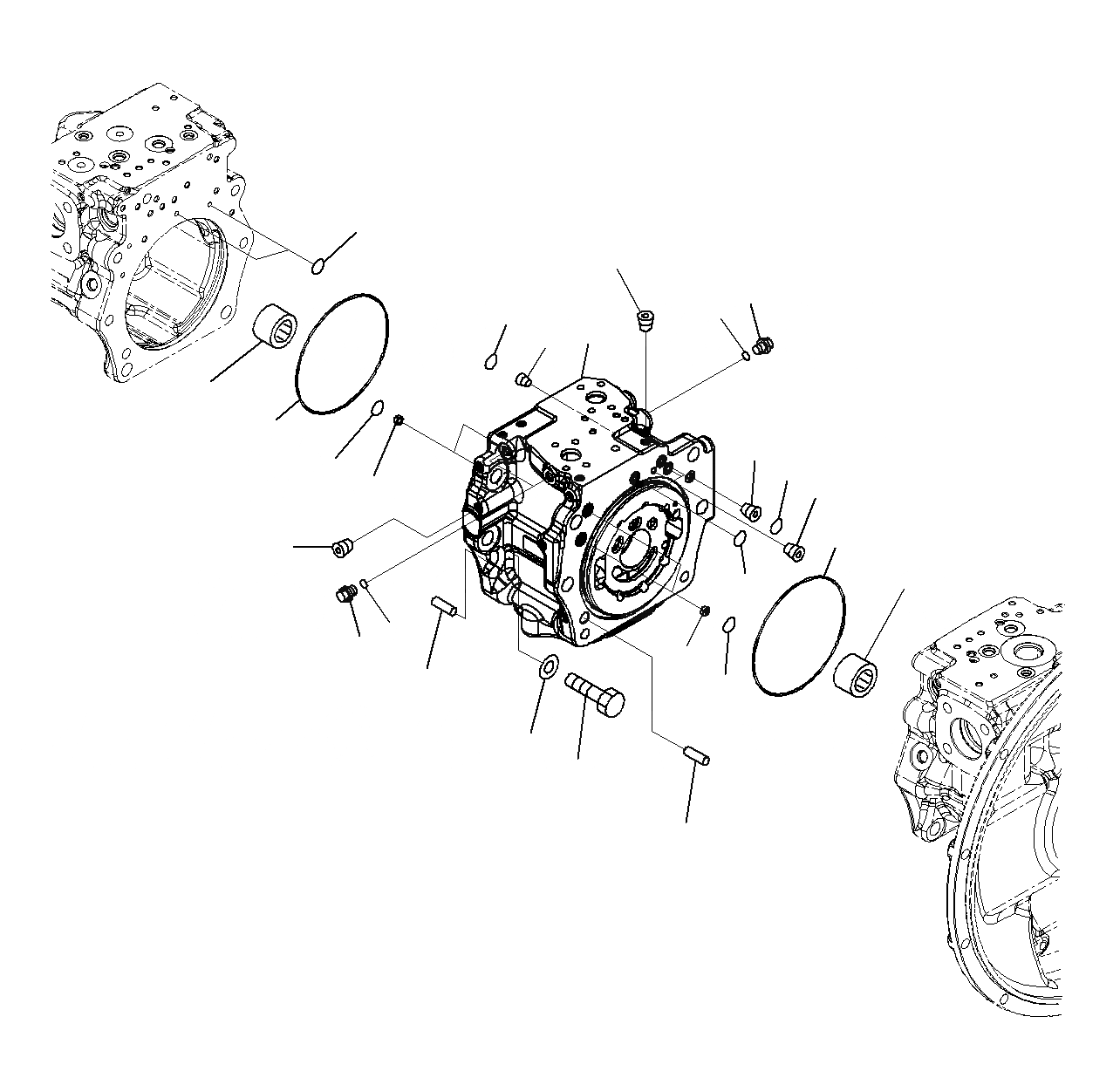 Схема запчастей Komatsu PC300-8M0 - ПОРШЕНЬ НАСОС (ВНУТР. ЧАСТИ /) H