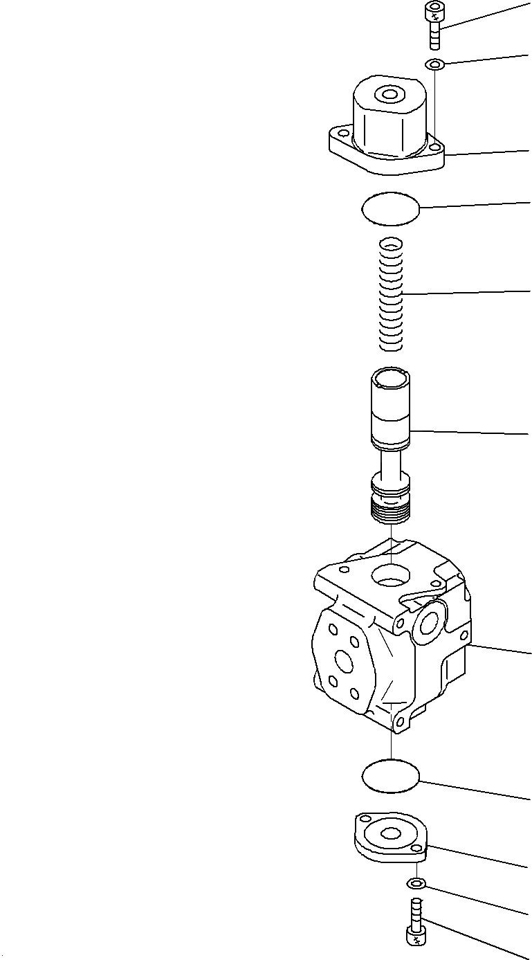 Схема запчастей Komatsu PC300-8M0 - АКТУАТОР ТРУБЫ (КЛАПАН СЕЛЕКТОРА) H