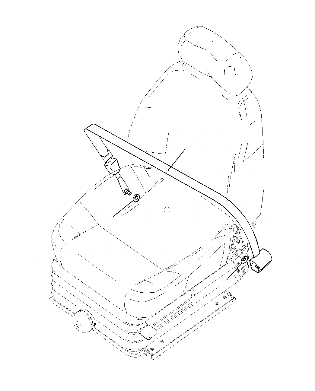 Схема запчастей Komatsu PC300-8M0 - РЕМЕНЬ БЕЗОПАСНОСТИ, MM ШИР. K
