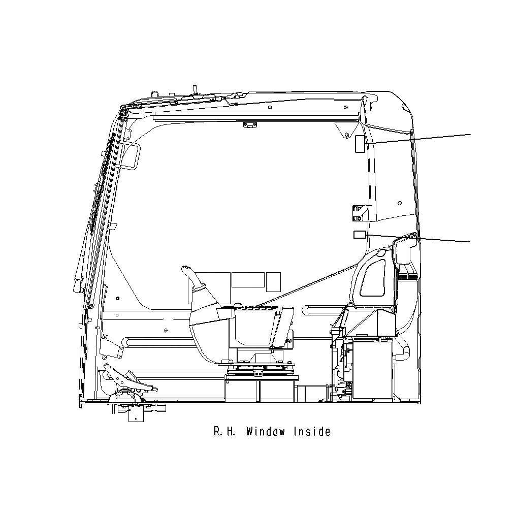 Схема запчастей Komatsu PC300-8M0 - ПРЕДУПРЕЖДАЮЩ. МАРКИРОВКА (АНГЛ.) U