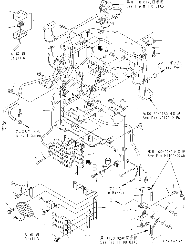 Схема запчастей Komatsu MX15 - ЭЛЕКТРИКА (РЕГУЛЯТОР СПЕЦ-Я.) КАБИНА ОПЕРАТОРА И СИСТЕМА УПРАВЛЕНИЯ