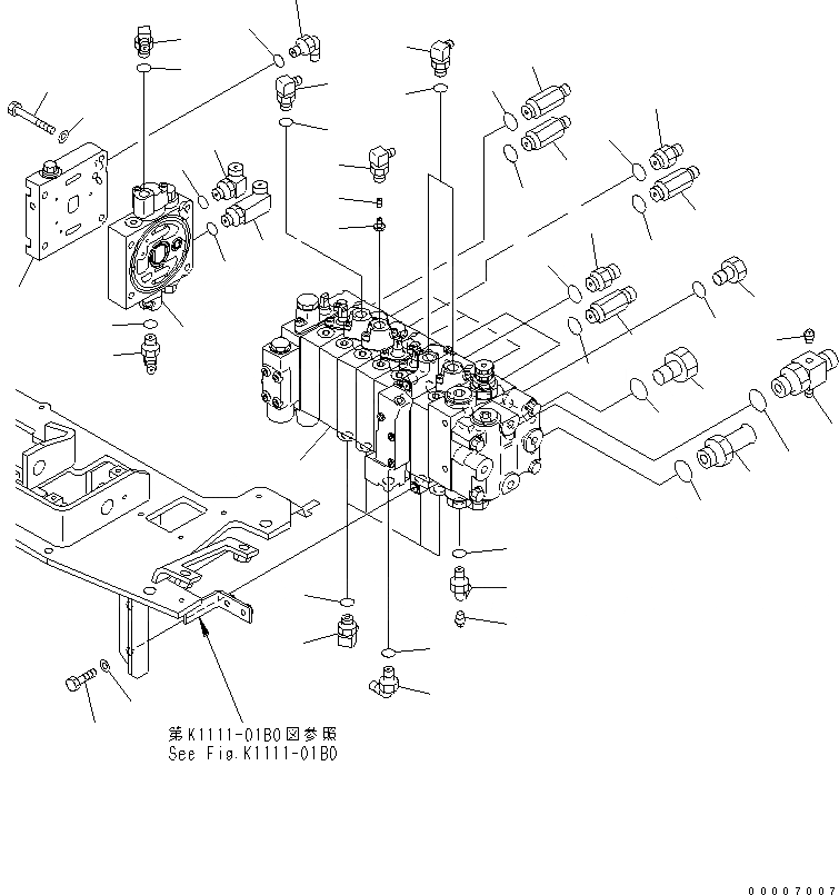 Схема запчастей Komatsu MX15 - ОСНОВН. УПРАВЛЯЮЩ. КЛАПАН И СОЕДИНИТЕЛЬН. ЧАСТИ (ДЛЯ MULTI PATTERN) КАБИНА ОПЕРАТОРА И СИСТЕМА УПРАВЛЕНИЯ