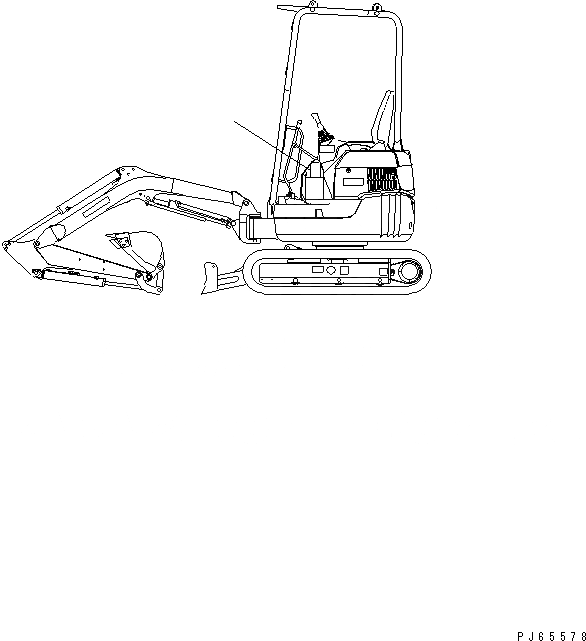 Схема запчастей Komatsu MX15 - ПЛАСТИНА (OPERATING PATTERN) МАРКИРОВКА