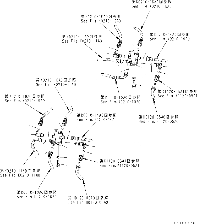 Схема запчастей Komatsu MX272 - КАБИНА (БЛОК) КАБИНА ОПЕРАТОРА И СИСТЕМА УПРАВЛЕНИЯ