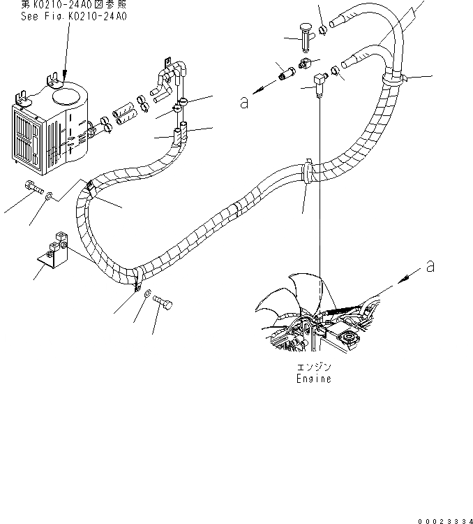 Схема запчастей Komatsu MX272 - ПЕЧКА (КАБИНА) КАБИНА ОПЕРАТОРА И СИСТЕМА УПРАВЛЕНИЯ