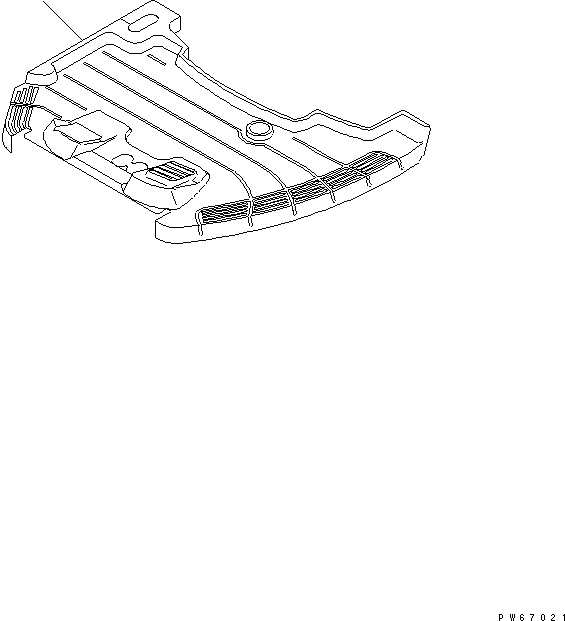 Схема запчастей Komatsu MX35 - ПОКРЫТИЕ ПОЛА(ДЛЯ НАВЕСА) КАБИНА ОПЕРАТОРА И СИСТЕМА УПРАВЛЕНИЯ