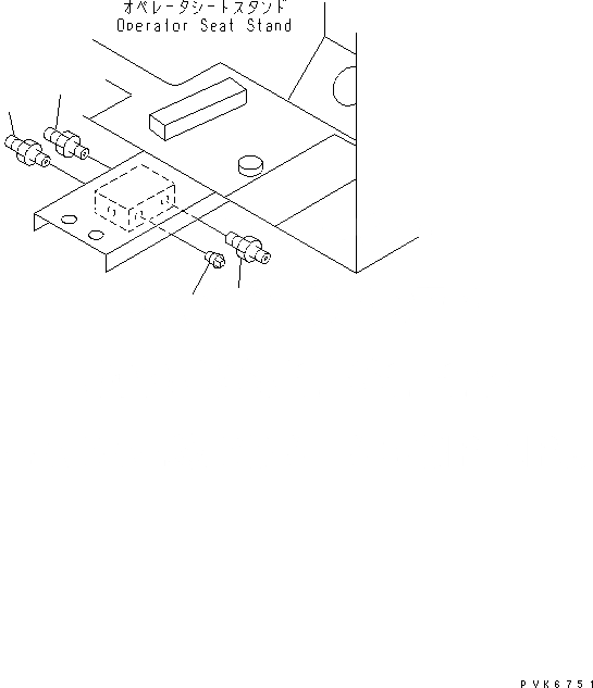 Схема запчастей Komatsu MX35 - ОСНОВН. КОНСТРУКЦИЯ (P.P.C. ТРУБЫ UNION) КАБИНА ОПЕРАТОРА И СИСТЕМА УПРАВЛЕНИЯ