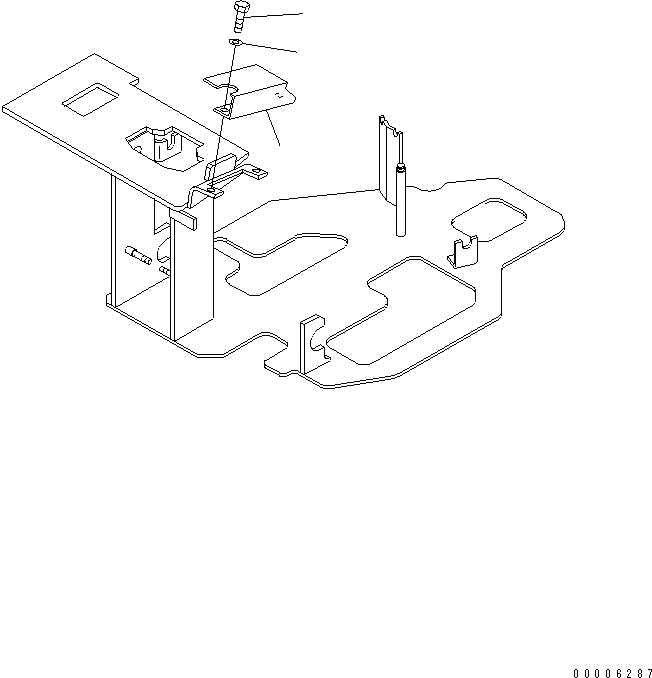 Схема запчастей Komatsu MX35 - ПОКРЫТИЕ ПОЛА (УПОР ДЛЯ НОГ) (КАБИНА) (БЕЗ НАВЕСН. ОБОРУД) КАБИНА ОПЕРАТОРА И СИСТЕМА УПРАВЛЕНИЯ