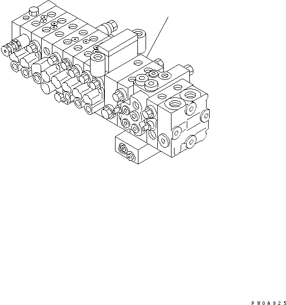 Схема запчастей Komatsu MX35 - РАБОЧ. УПРАВЛ-Е (ОСНОВН. КЛАПАН) (-АКТУАТОР НАВЕСН. ОБОРУД) КАБИНА ОПЕРАТОРА И СИСТЕМА УПРАВЛЕНИЯ