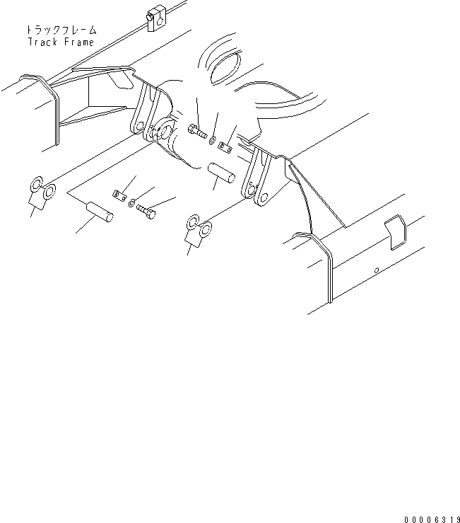 Схема запчастей Komatsu MX35 - ОТВАЛ LESS ЧАСТИ РАБОЧЕЕ ОБОРУДОВАНИЕ